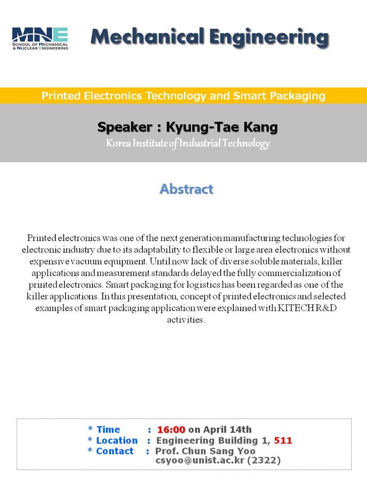 Printed Electronics Technology and Smart Packaging